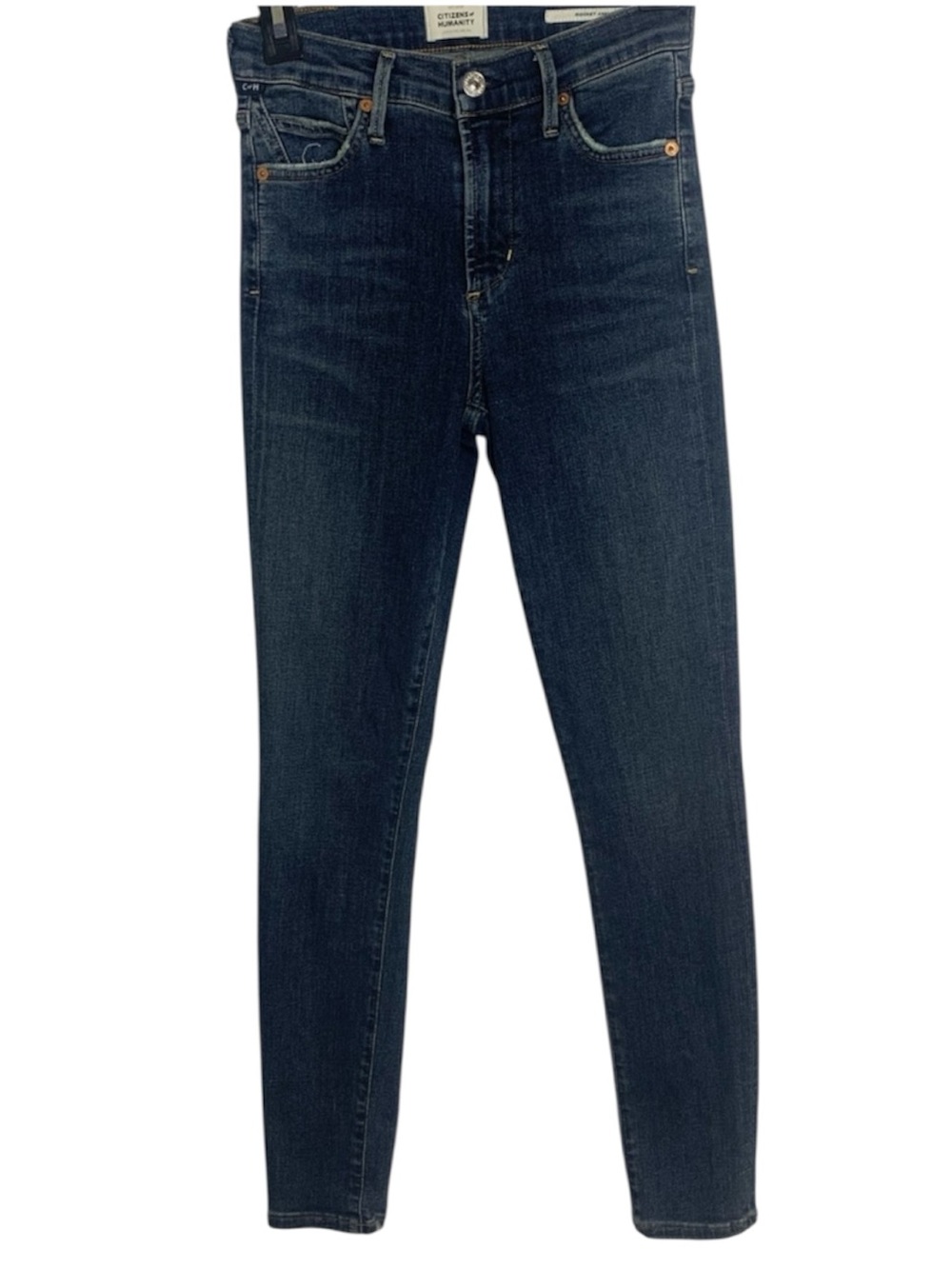 Citizens of Humanity Rocket Darkwash Ankle High- Rise Skinny Jean size 25